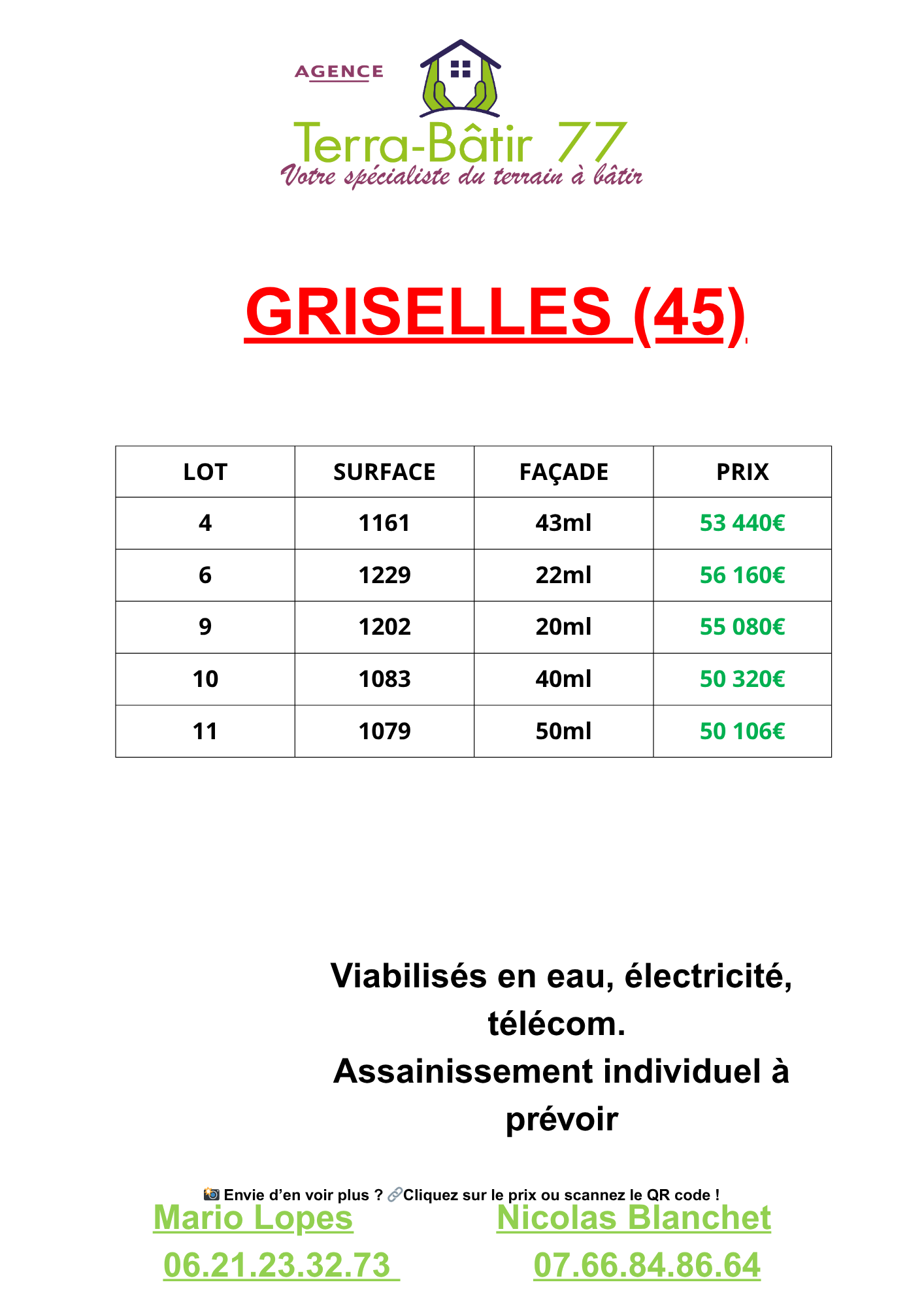 LOTISSEMENT GRISELLES