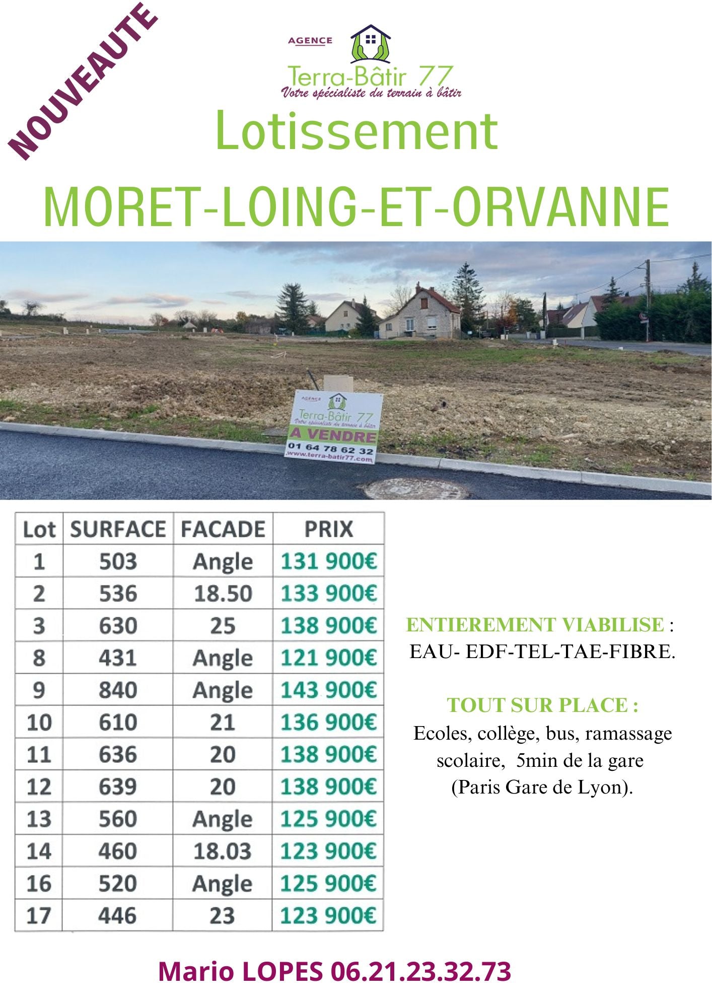 MORET-SUR-LOING (Lotissement)